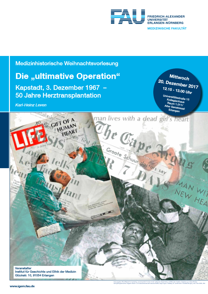 Zum Artikel "Medizinhistorische Weihnachtsvorlesung – Die ultimative Operation"