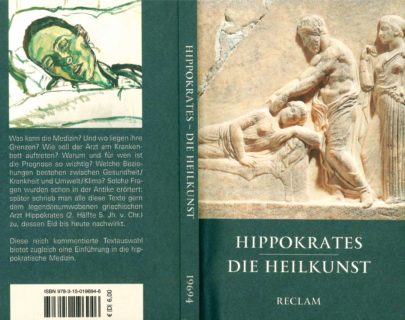 Zum Artikel "Neuerscheinung: Hippokrates. Die Heilkunst."