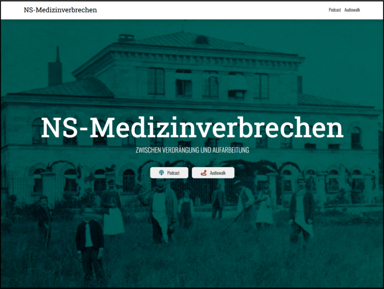 Vorstellung des Podcasts“NS-Medizinverbrechen zwischen Verdrängung und Aufarbeitung“